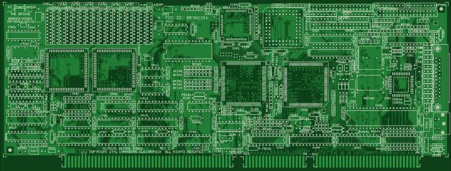 Tracé de la carte: A2386SX rev 1.0