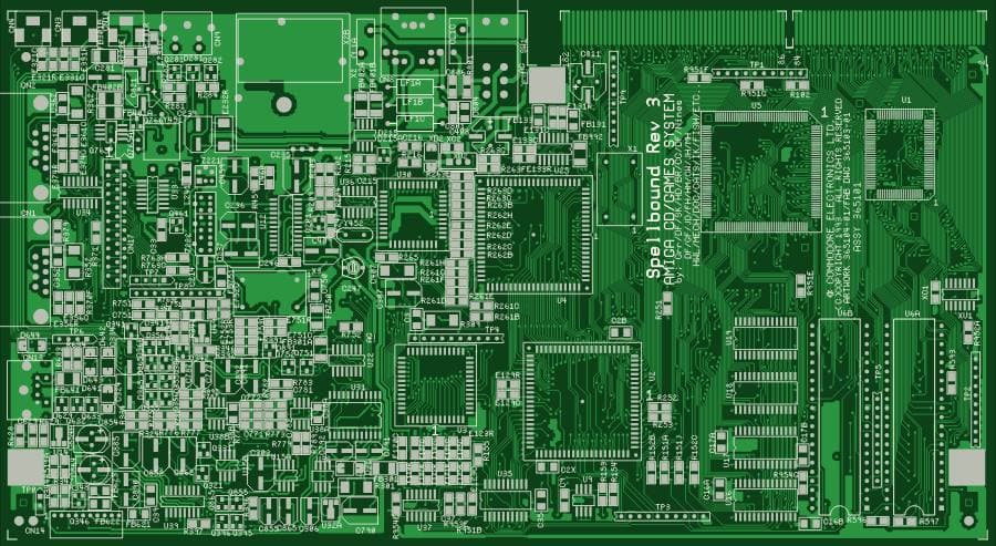 Tracé de la carte: Amiga CD32 rev 3